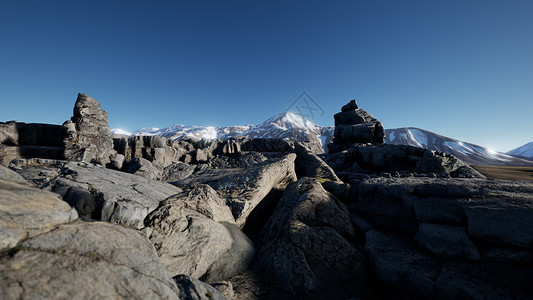 阿尔卑斯山山脉的岩石石头图片