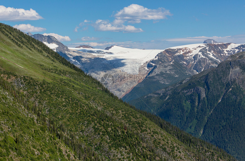 夏季加大落基山脉风景如画的山景图片