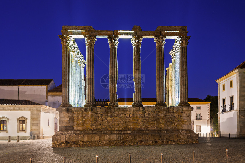埃沃拉罗马神庙,蒂莫洛德迪亚纳神庙,葡萄牙埃沃拉市的座古庙图片