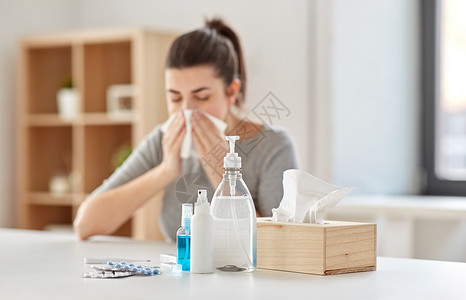 人的鼻子室内流感高清图片