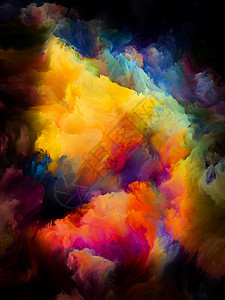 彩绘云系列抽象色彩云论创意与艺术图片
