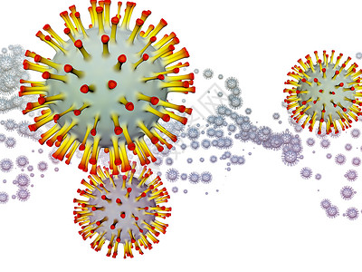 冠状病研究病流行系列由冠状病颗粒微元素成的,涉及病流行病感染疾病健康图片