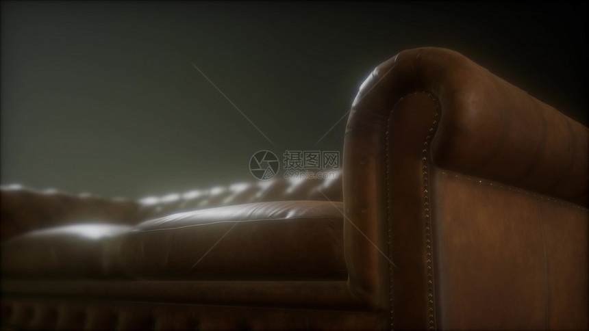 客厅里的现代皮革椅子,关门客厅里的现代皮革椅子图片
