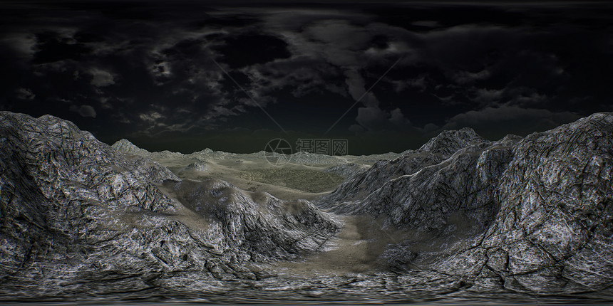 苏格兰高地里兰诺克沼地平原上巨大的乌云虚拟现实苏格兰高地上360巨大的乌云图片