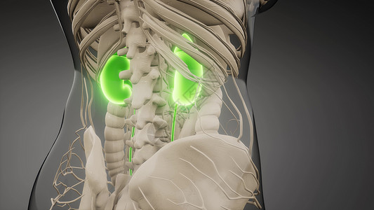 肾脏健康三维医学上准确地说明了肾脏医学上准确地说明肾脏背景