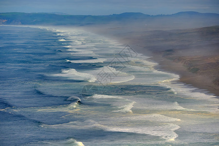 海景点雷耶斯,太平洋海岸,加利福尼亚,美国图片