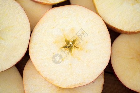 水果食物苹果片的特写苹果片图片