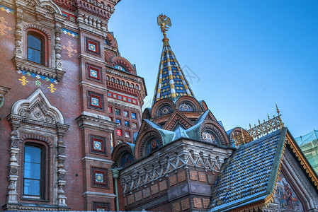 彼得堡基督复活大教堂高清图片