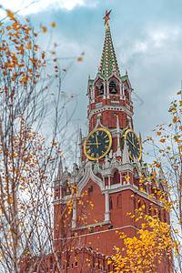 莫斯科红色广场的秋天天气俄罗斯图片