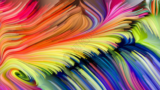 彩色漩涡的绘画的抽象艺术,动态创造力彩色漩涡系列背景图片