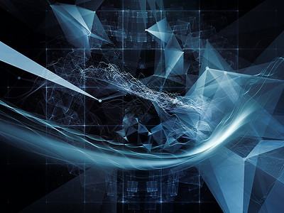 数字梦想系列科学教育计算机现代技术领域的技术背景与虚拟可视化件的背景图片