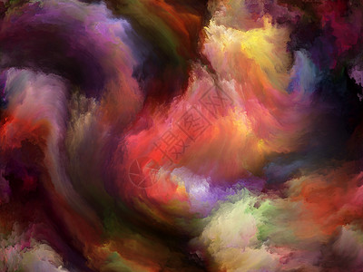 背景系列艺术背景由画布上的颜色运动制成,用于艺术创造力想象力的项目图片