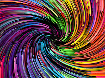 彩色系列彩虹漩涡背景的颜色运动背景图片