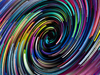 彩色系列彩虹漩涡背景的颜色运动图片