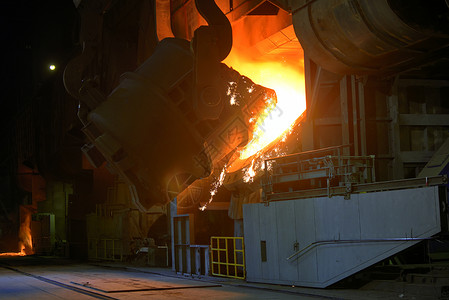 钢铁厂的火锅背景图片