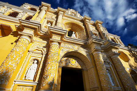 凯琳娜殖民建筑古老的安提瓜危地马拉城,洲,危地马拉背景