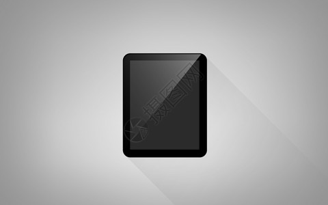 技术平板电脑与空白黑屏灰色背景平板电脑电脑与空白黑色屏幕图片