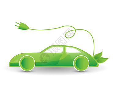 生态,生物,混合能源绿色电动汽车插图图片
