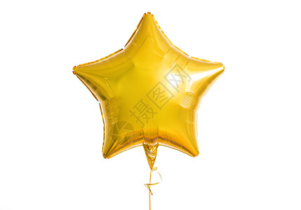 节日,生日派装饰充气氦星形状气球白色背景白色背景上氦气球白色背景上氦气球背景图片