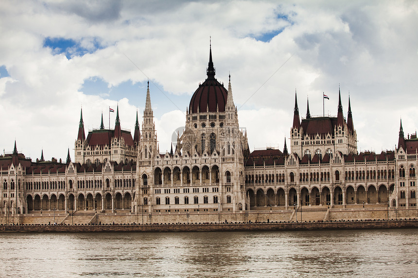 匈牙利,布达佩斯议会大楼的景色匈牙利的首都图片