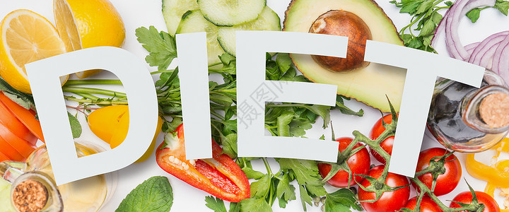 各种健康蔬菜成分文字饮食,顶级观点清洁饮食布局,素食饮食营养理念图片