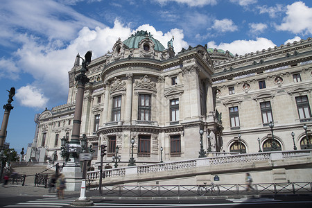 巴黎歌剧它位于更华丽的宫殿里法国巴黎歌剧它位于更华丽的宫殿里背景图片
