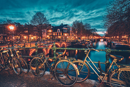 阿姆特丹传统的宁静高清图片