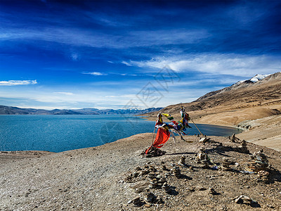 莫里希湖喜马拉雅山脉风景高清图片