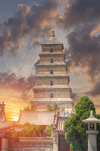 西安大雁大宝塔中国建筑的最大纪念碑图片