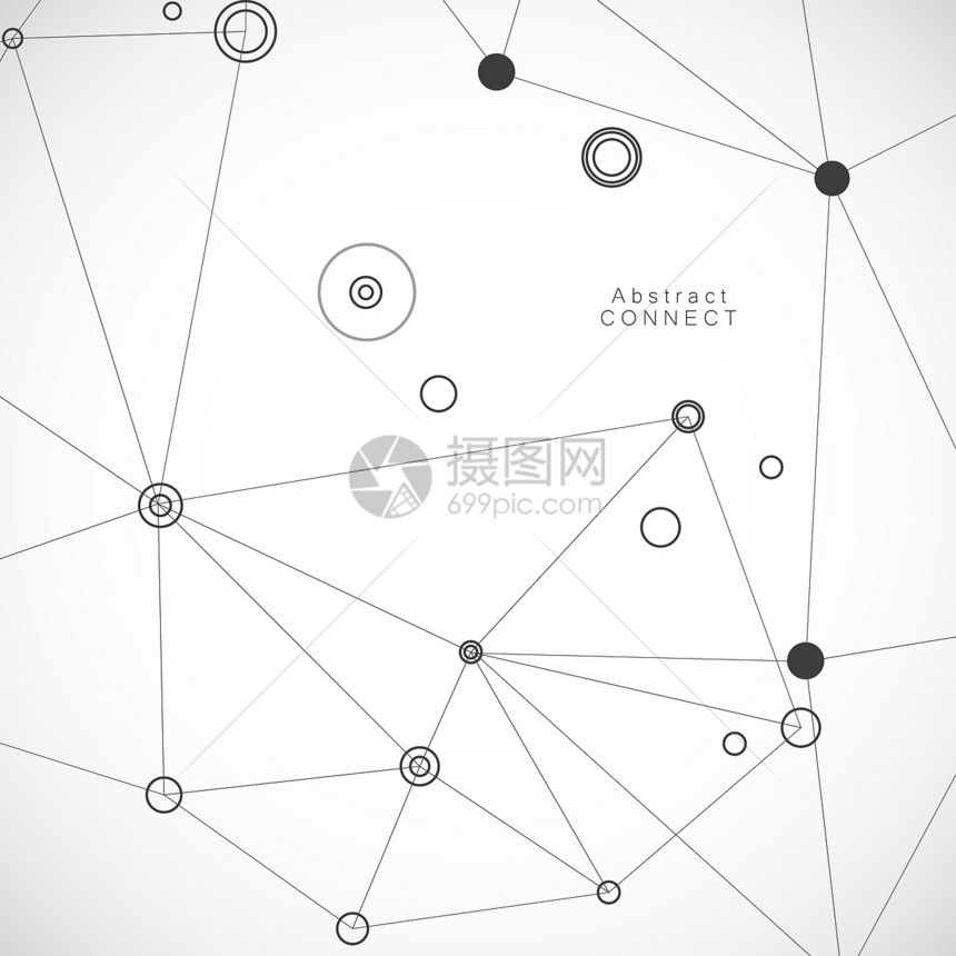 矢量抽象分子连接医学生物学化学技术的技术载体抽象分子连接医学生物学化学技术的技术图片