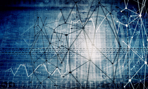 商业数字背景数字背景与信息商业背景图片