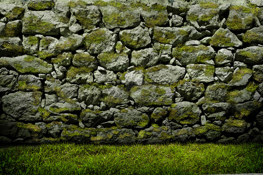 石墙纹理背景用旧岩壁的纹理图片