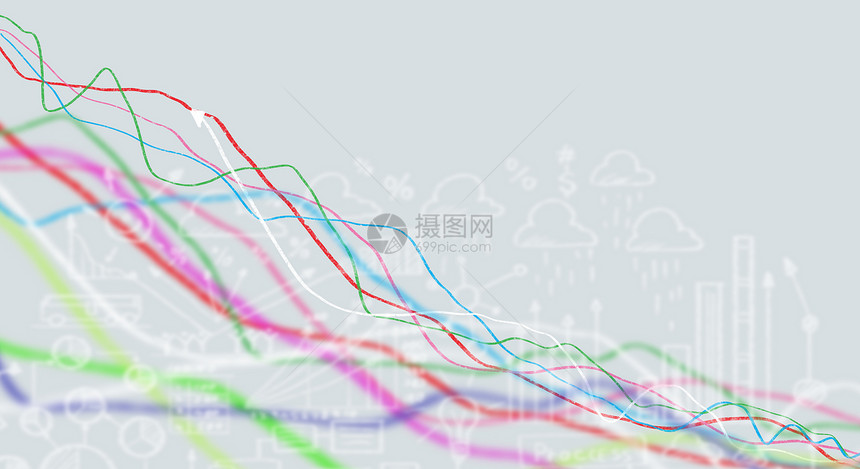 增长背景图像随着的增加而增加营销策略图片