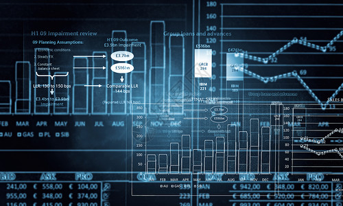 数字背景多媒体图表的背景图像背景图片
