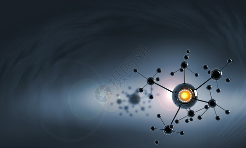 分子链分子链的高科技背景图片