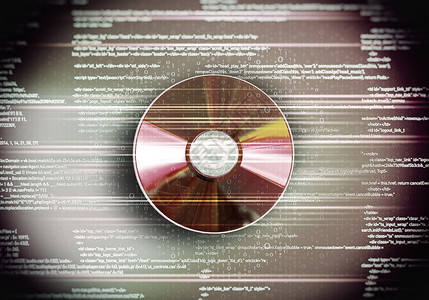 光盘个CD光盘红色数字背景图片