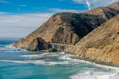 加州太平洋海岸1号公路高清图片