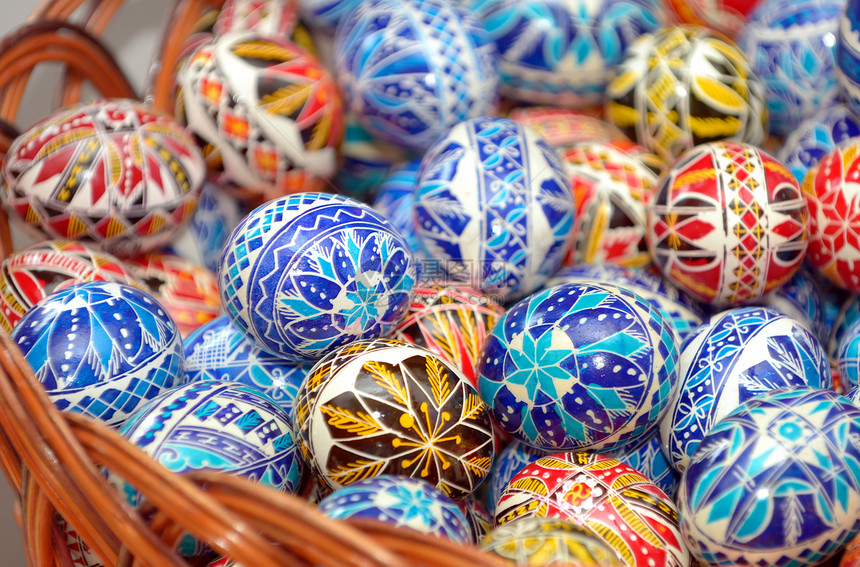 传统的复活节彩蛋手绘图片