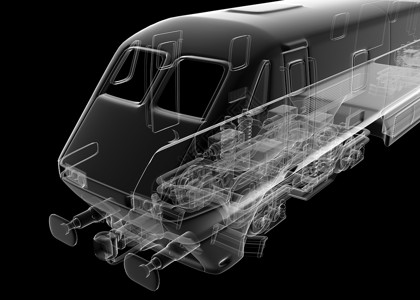 机车模型透明列车图像背景