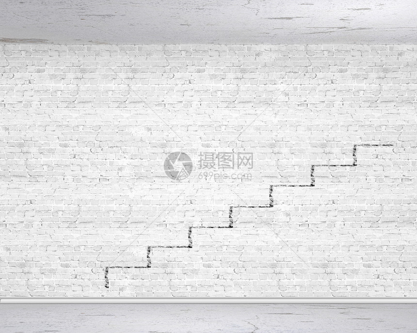 成功的阶梯成功阶梯的背景图像绘制墙上图片