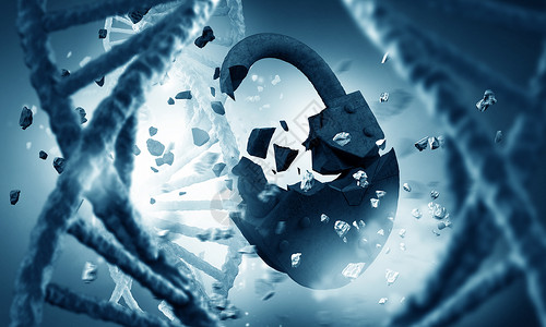 科学DNA研究DNA分子断锁的生物化学图片