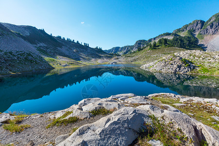 安湖山山,华盛顿背景图片