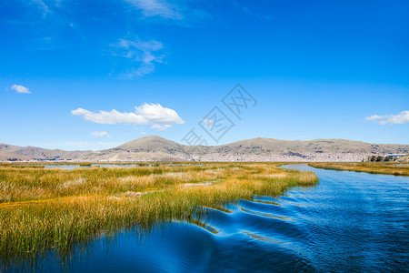 蒂蒂卡卡秘鲁利维亚边境安斯山脉的个大而深的湖泊高清图片
