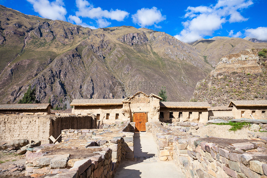 奥兰塔坦博印加毁了秘鲁南部的城镇图片