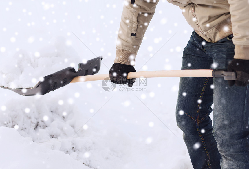 交通,冬天,人车辆的特写的人挖雪用铲子图片