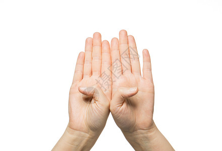 手势,人身体部位的特写两只手八个手指图片