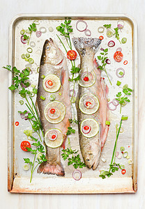 用各种食材烹饪鱼图片