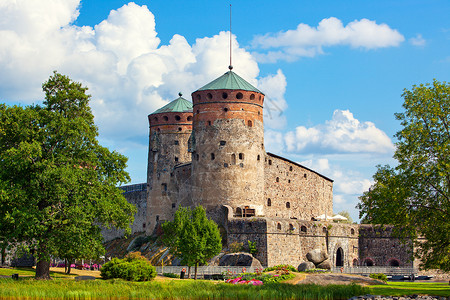 芬兰的奥拉文林娜城堡图片