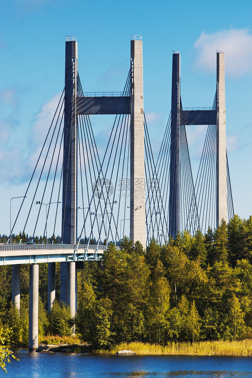 芬兰的现代桥梁图片