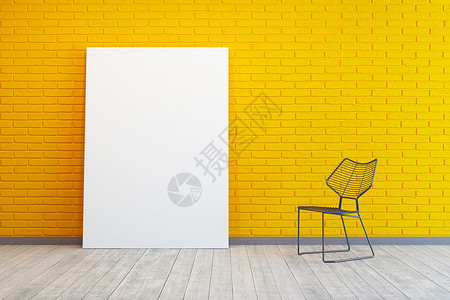 黄色房间,空白图片椅子图片